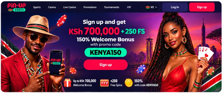 Pin Up Casino Kenya website reviewed for bonus, games and M-PESA